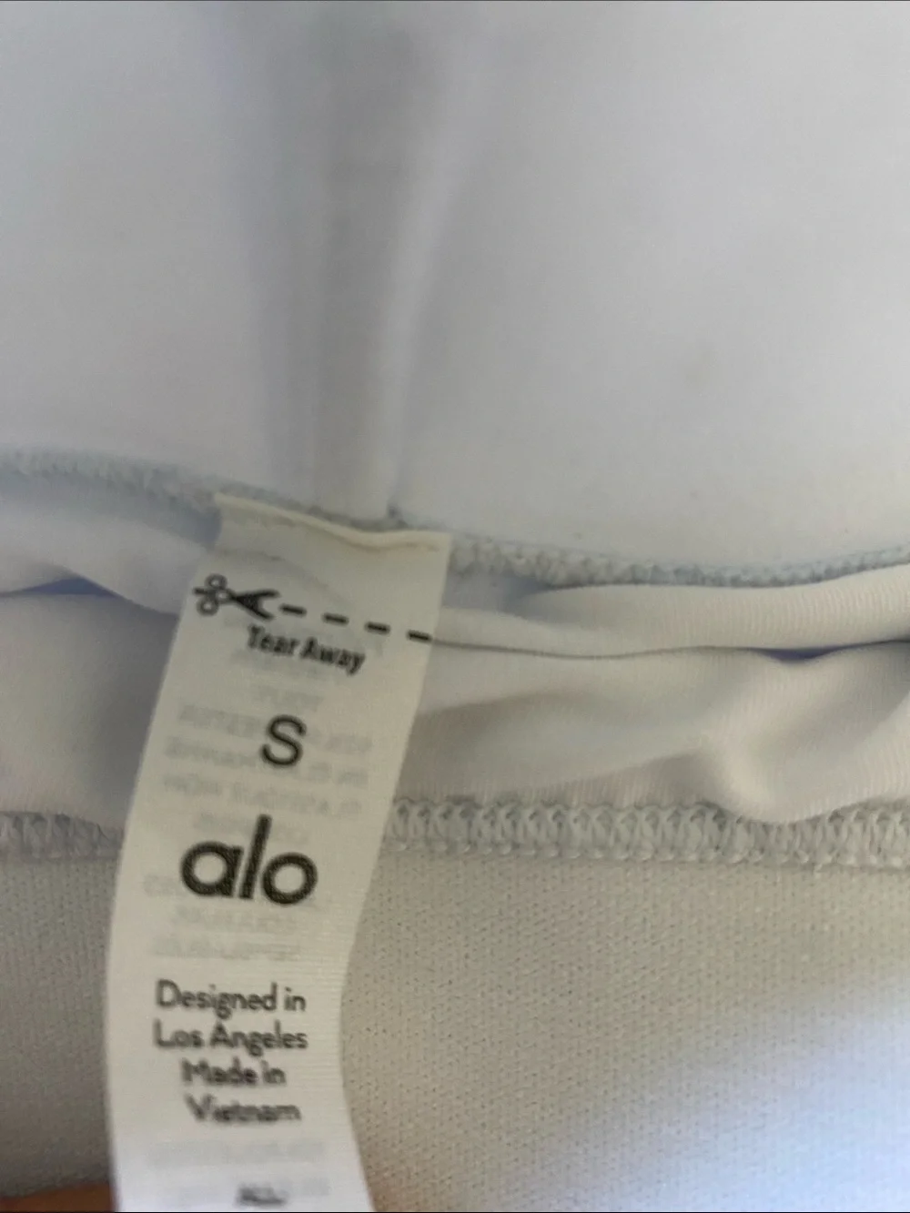 ALO Yoga White Pleated Athletic Skirt